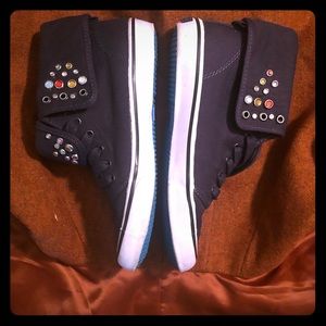 NWOT Gravis bedazzled hi-tops sz 6 🔮👑🔥
